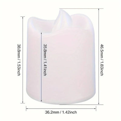 Tealight Candles Flickering Warm White Battery Operated