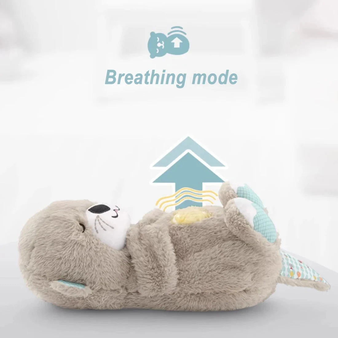 Teddy Bear Sleep Soother Rhythmic Breathing Motion Soothing Melodies