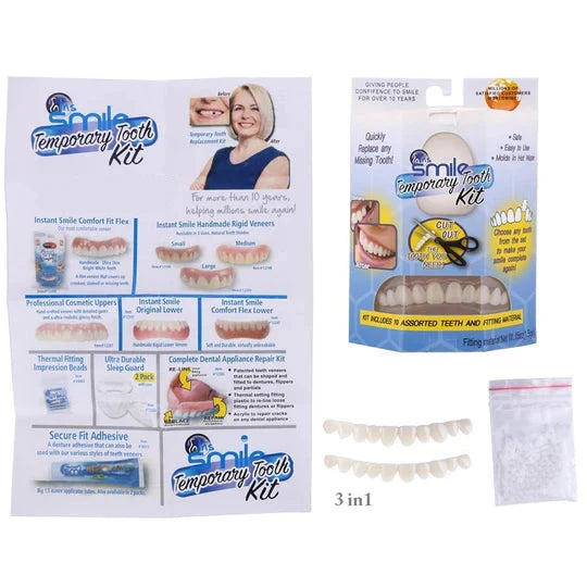 Temporary Dental Veneers Natural Look & Comfortable Fit