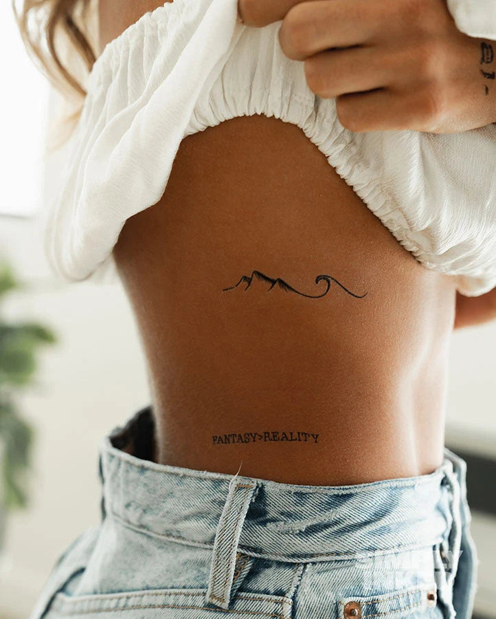 Temporary Tattoo Sheet Realistic Look Water-Transfer 7-Day Wear