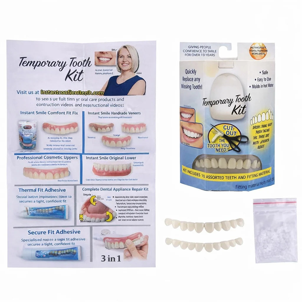 Temporary Teeth Cover Removable Slip-On Instant Smile