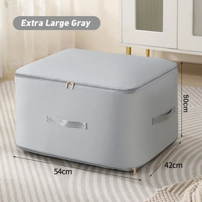 Textile Storage Bag Compression Zipper Moisture-Resistant Ripstop Polyester