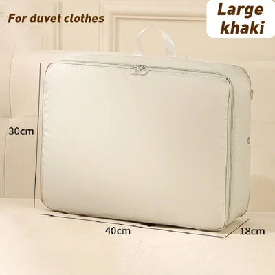 Textile Storage Bag Compression Zipper Moisture-Resistant Ripstop Polyester