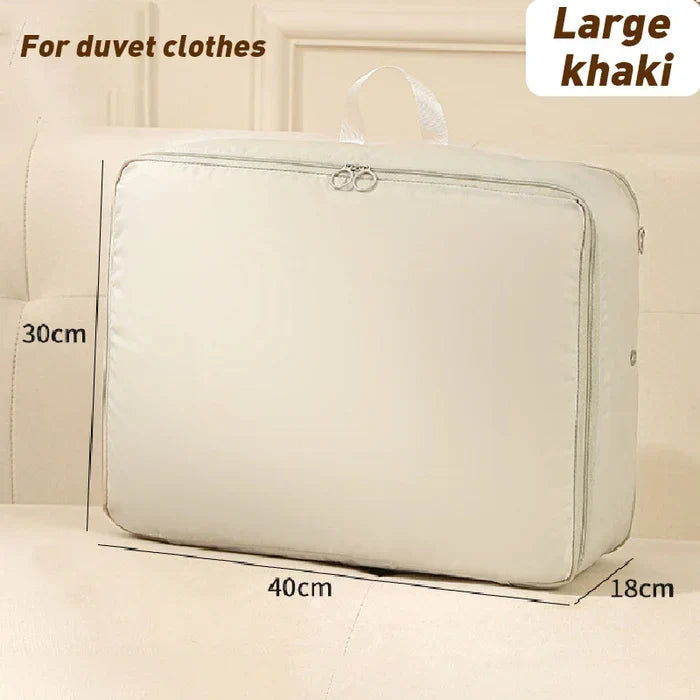 Textile Storage Bag Compression Zipper Moisture-Resistant Ripstop Polyester