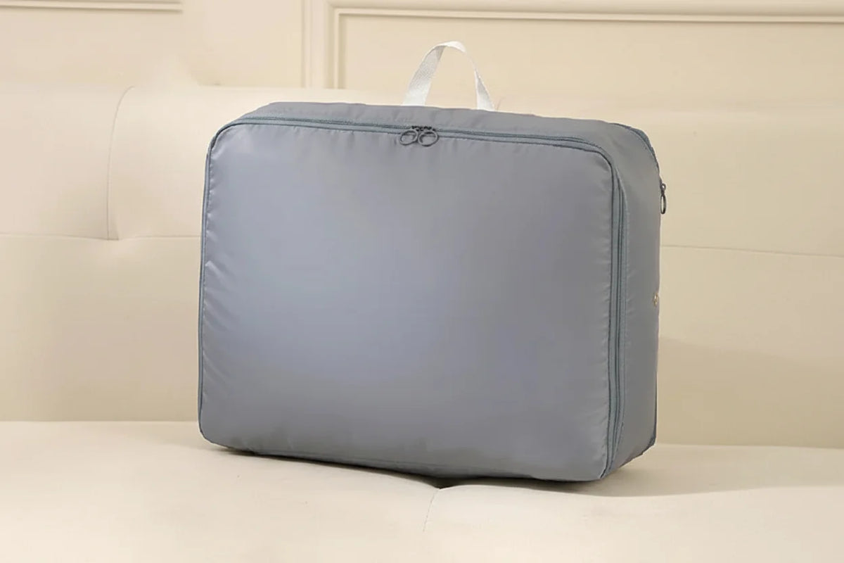 Textile Storage Bag Compression Zipper Moisture-Resistant Ripstop Polyester
