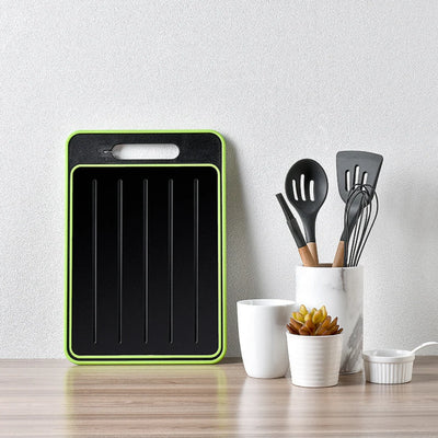 Thawing & Cutting Board Ridged Thaw Surface Juice Groove