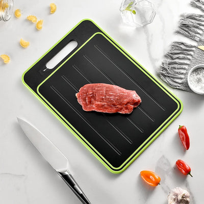 Thawing & Cutting Board Ridged Thaw Surface Juice Groove