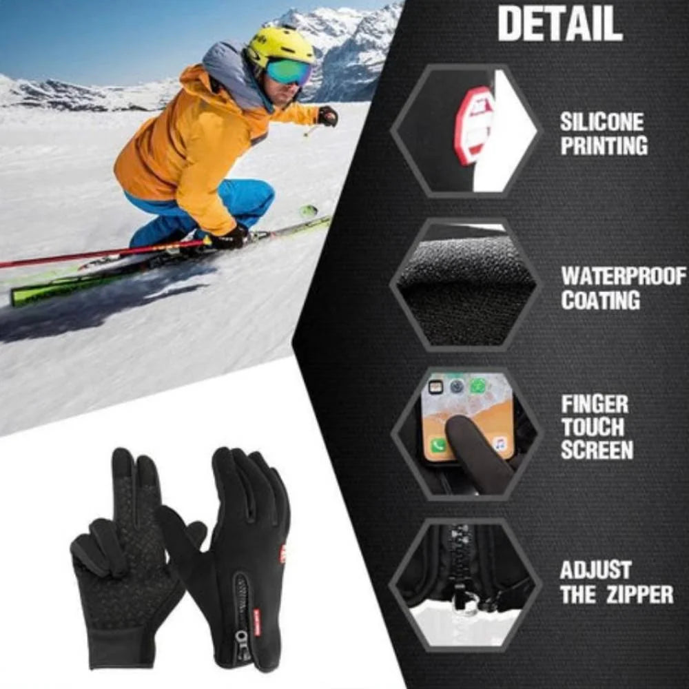 Thermal Gloves Insulated Touchscreen Textured Palm
