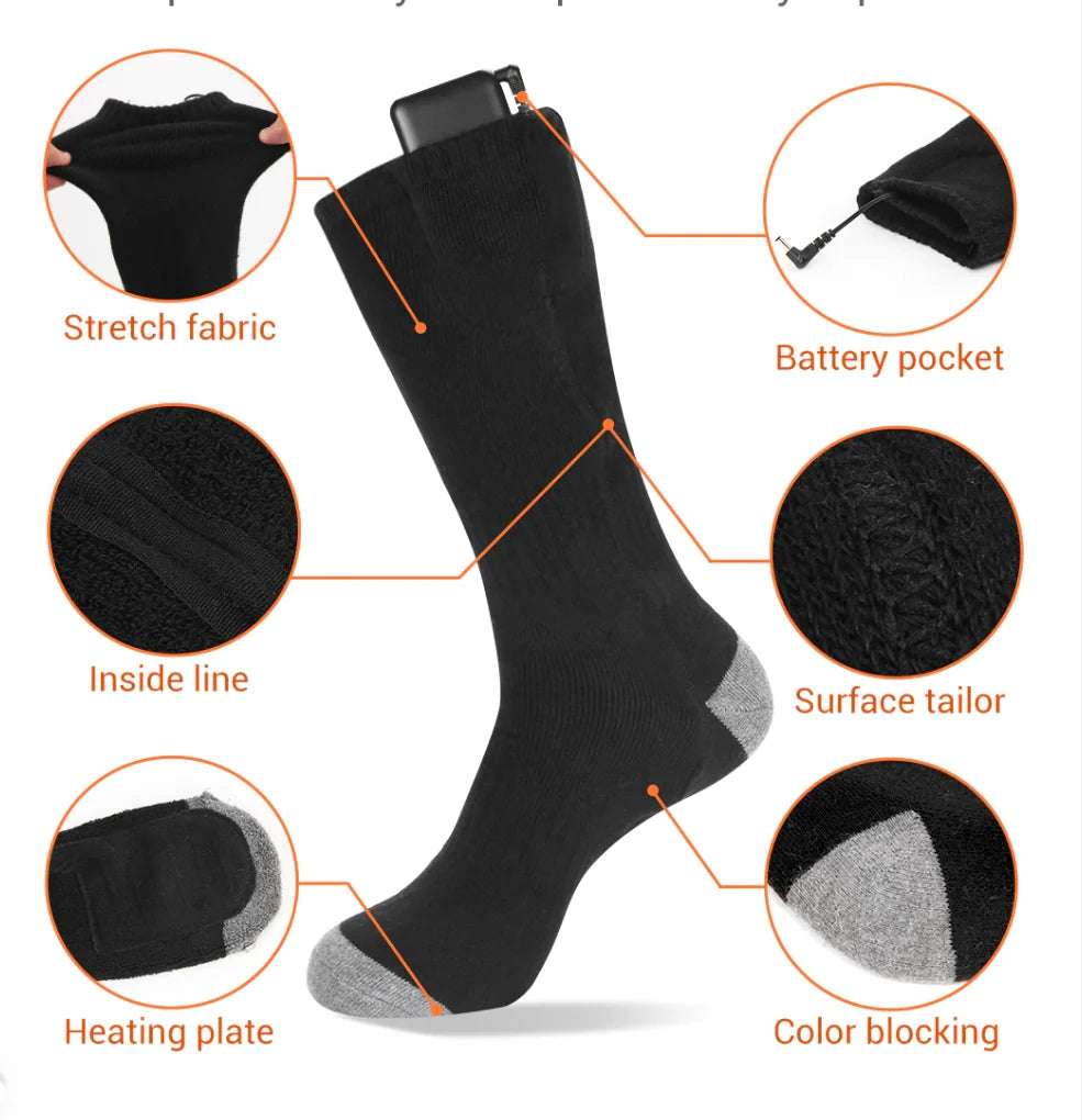 Thermal Socks Breathable Cotton Body-Heat Retaining