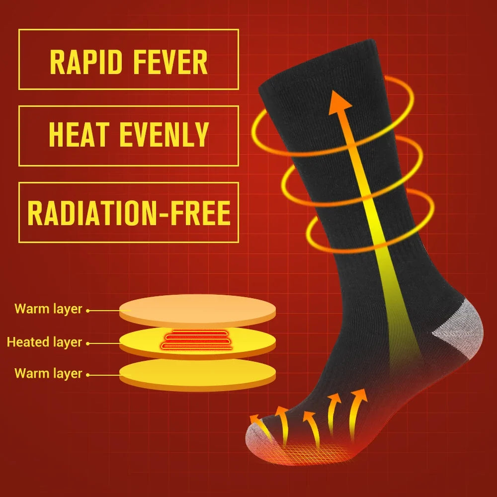 Thermal Socks Breathable Cotton Body-Heat Retaining