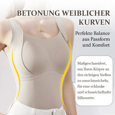 Thermal Tank Top Built-In Bra Seamless Shaping