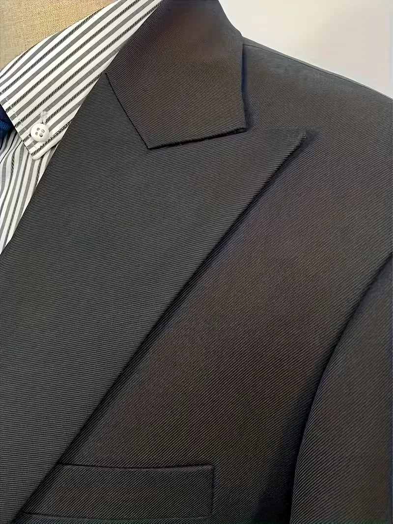 Three-Piece Suit Slim Fit Double-Breasted Waistcoat