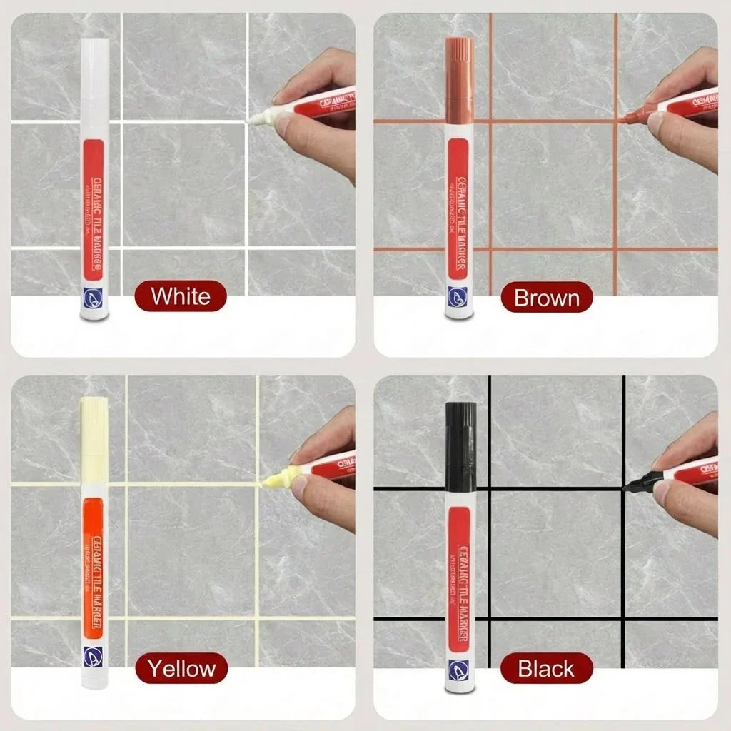 Tile Grout Pen Covers Stains Waterproof & Mold-Resistant