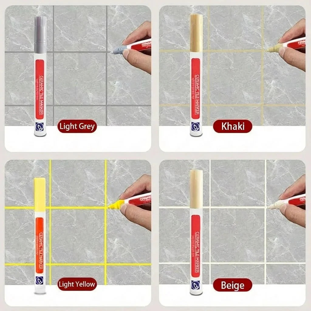 Tile Grout Pen Covers Stains Waterproof & Mold-Resistant