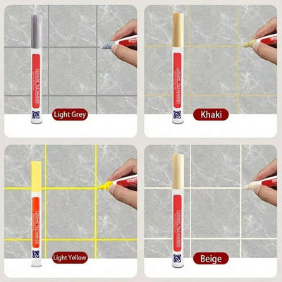 Tile Grout Pen Covers Stains Waterproof & Mold-Resistant