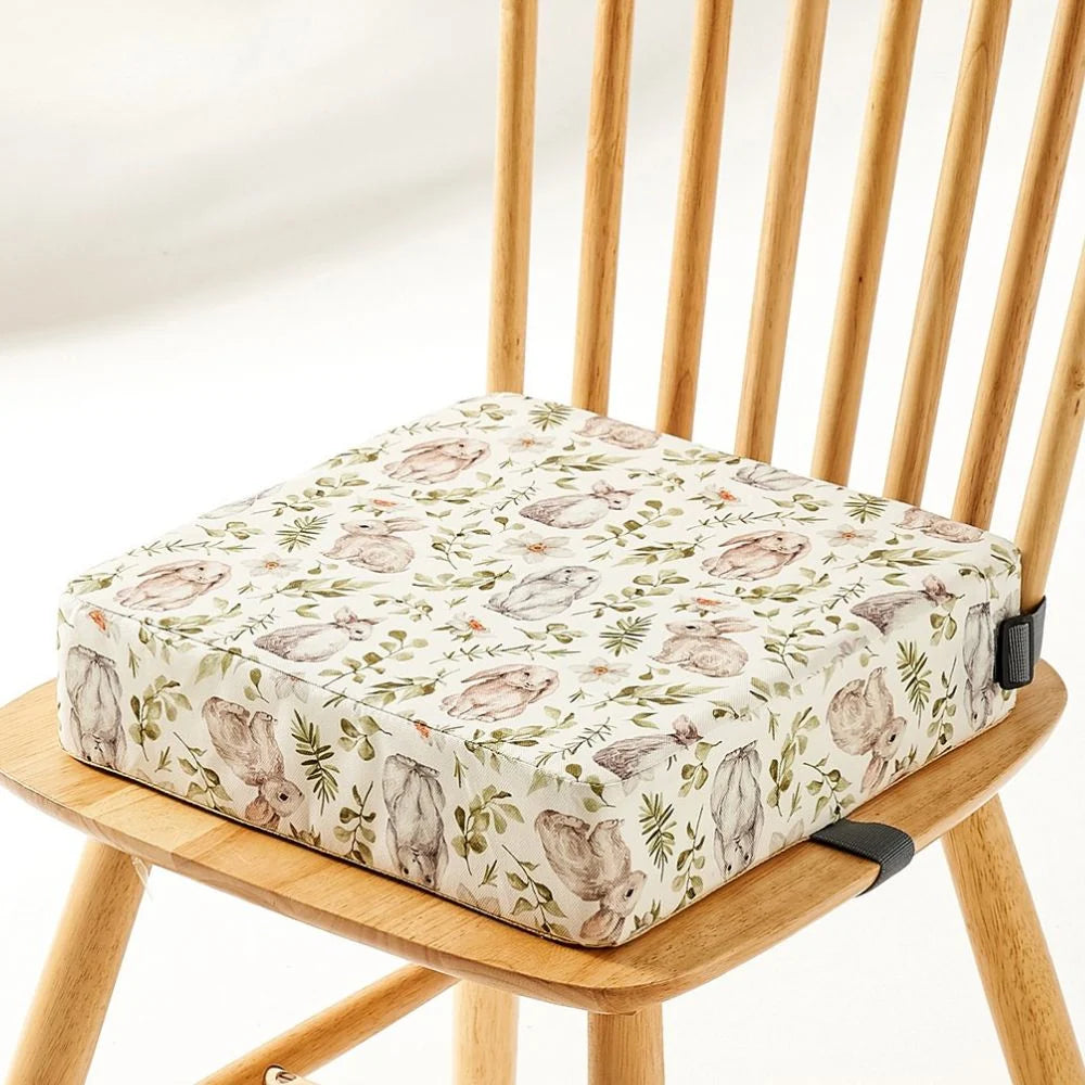 Toddler Booster Seat Adjustable Height & Foldable Removable Cover
