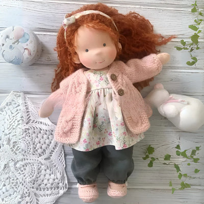 Toddler Cuddly Doll Hypoallergenic Cotton & Wool Stuffing