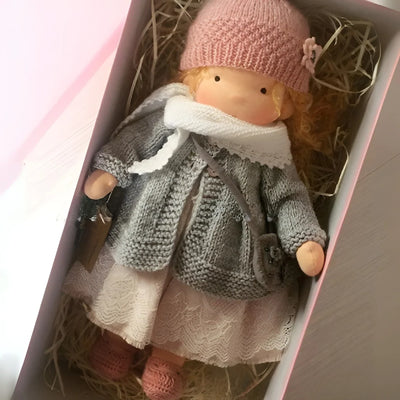 Toddler Cuddly Doll Hypoallergenic Cotton & Wool Stuffing