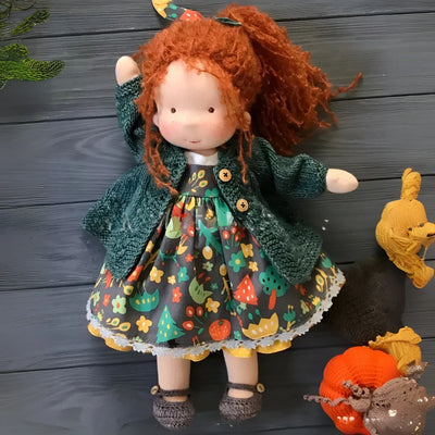 Toddler Doll Hypoallergenic Cotton Wool Stuffing Neutral Face Design