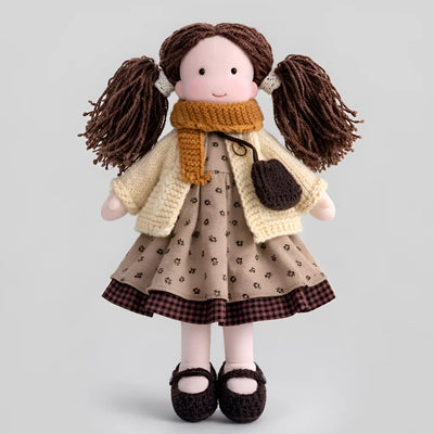 Toddler Doll Hypoallergenic Cotton Wool Stuffing Neutral Face Design