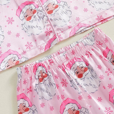 Toddler Pajama Set Soft Fabric Fur-Trim Collar
