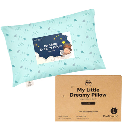 Toddler Pillow Cotton 9 x 13 Inch Machine-Washable Pillowcase Included