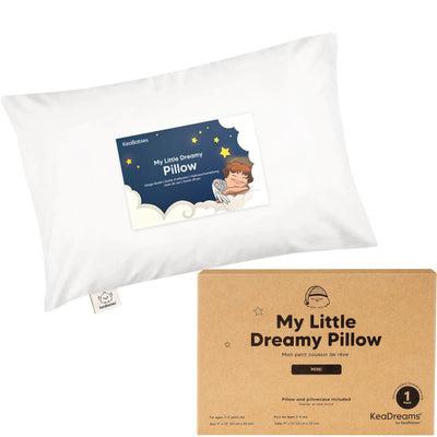Toddler Pillow Cotton 9 x 13 Inch Machine-Washable Pillowcase Included