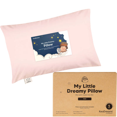 Toddler Pillow Cotton 9 x 13 Inch Machine-Washable Pillowcase Included