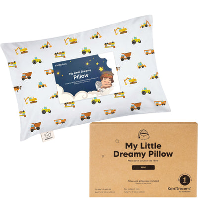 Toddler Pillow Cotton 9 x 13 Inch Machine-Washable Pillowcase Included