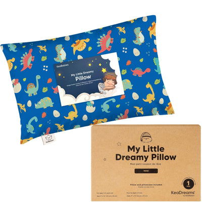 Toddler Pillow Cotton 9 x 13 Inch Machine-Washable Pillowcase Included