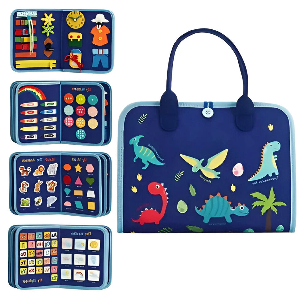 Toddler Sensory Board Screen-Free Portable Travel Toy