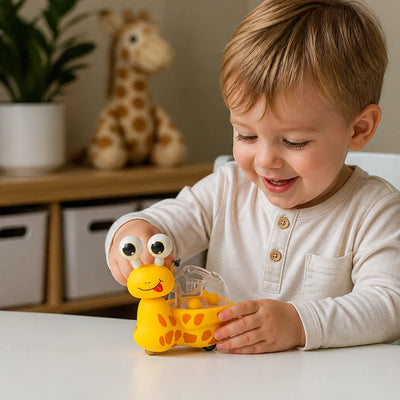 Toddler Toy 3-in-1 Telescopic Eyes & Hoop Balls Included