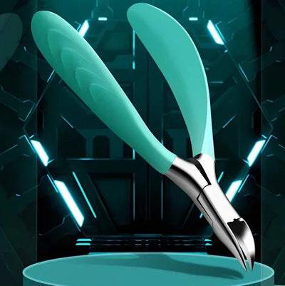 Toenail Clippers Ergonomic Non-Slip Grip Curved Stainless Blade