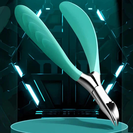 Toenail Clippers Ergonomic Non-Slip Grip Curved Stainless Blade