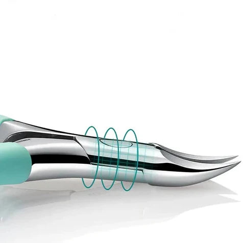 Toenail Clippers Ergonomic Non-Slip Grip Curved Stainless Blade