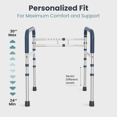Toilet Safety Frame Adjustable Height & Width