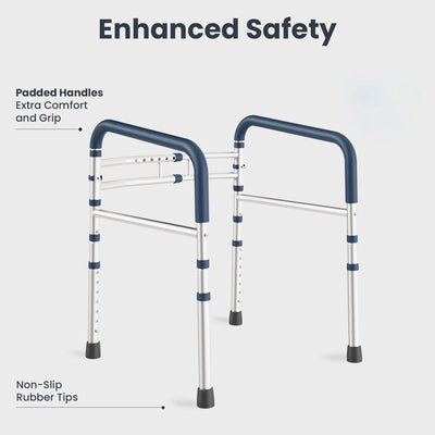 Toilet Safety Frame Adjustable Height & Width