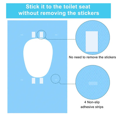 Toilet Seat Covers Disposable XL Individually Wrapped