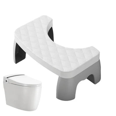 Toilet Squat Stool Slip-Resistant Compact Lightweight