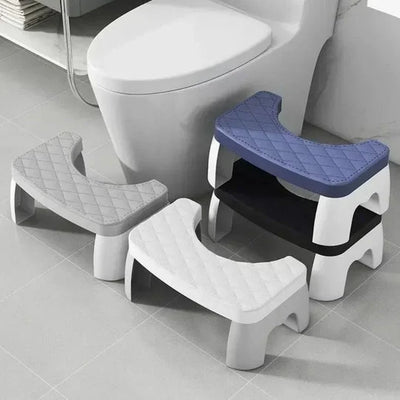 Toilet Stool Compact Non-Slip Ergonomic Design