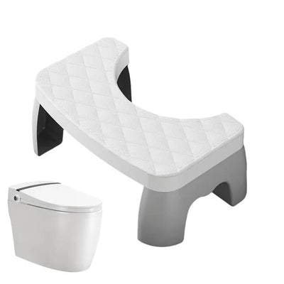 Toilet Stool Ergonomic Non-Slip Compact Design