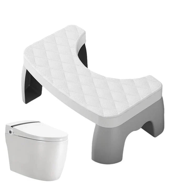 Toilet Stool Ergonomic Non-Slip Compact Design