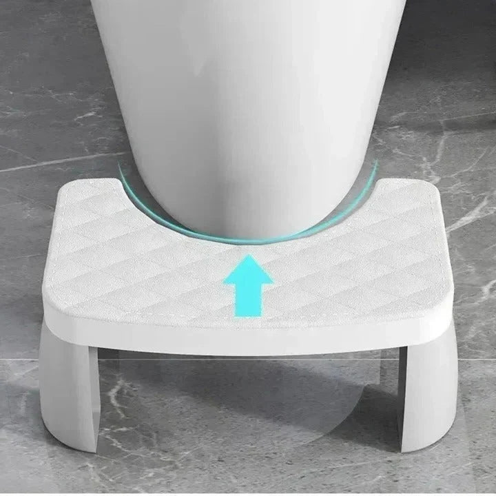 Toilet Stool Ergonomic Non-Slip Compact Design