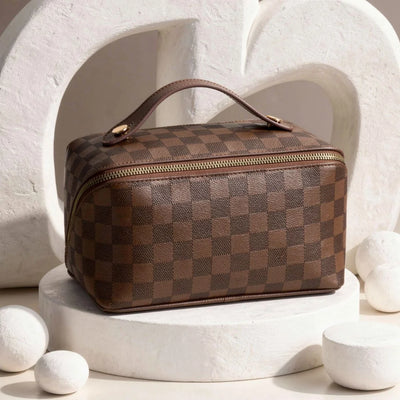 Toiletry Bag Wide-Zip Opening & Top Handle