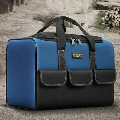 Tool Organizer Bag Self-Standing Multiple Compartments Waterproof Oxford Fabric