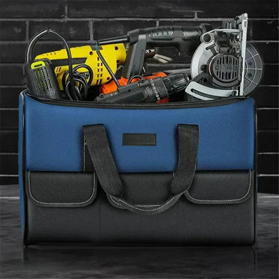 Tool Organizer Bag Self-Standing Multiple Compartments Waterproof Oxford Fabric