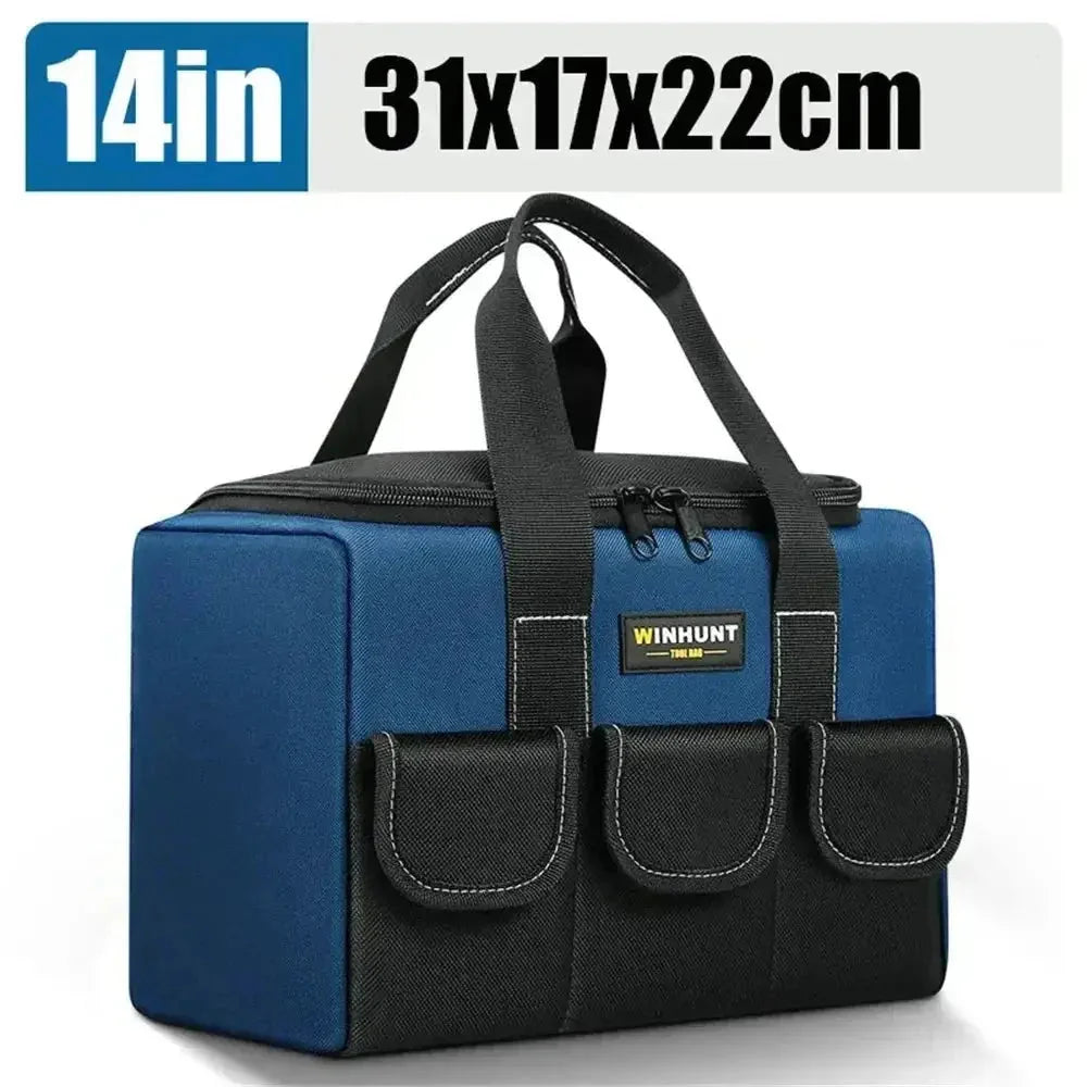 Tool Organizer Bag Self-Standing Multiple Compartments Waterproof Oxford Fabric