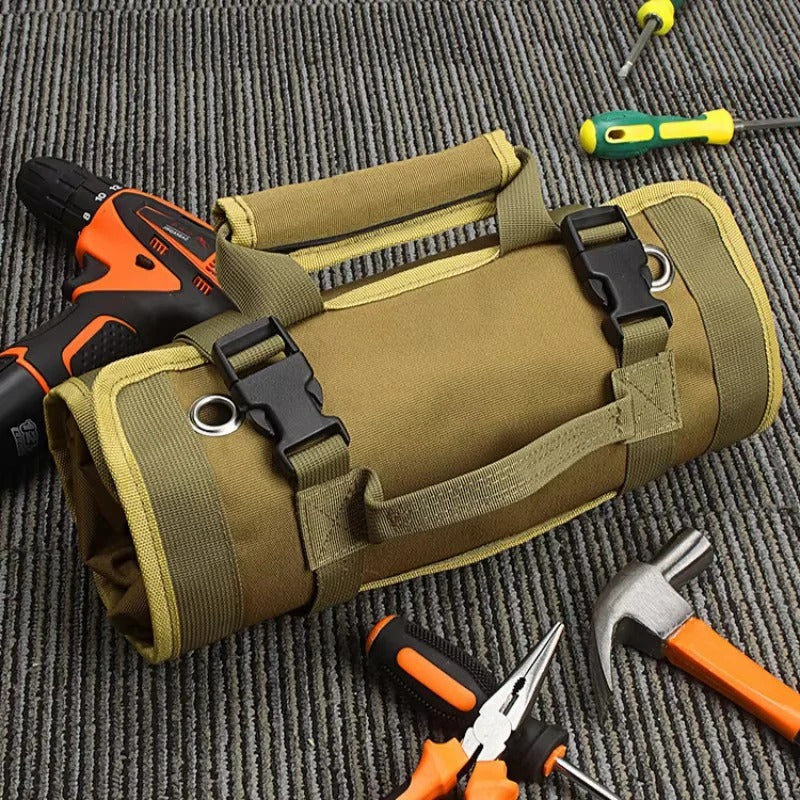 Tool Organizer Roll-Up Quick-Access Removable Pockets