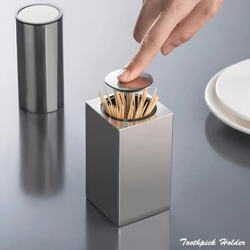 Toothpick Dispenser Push-Top Hygienic Single Dispense