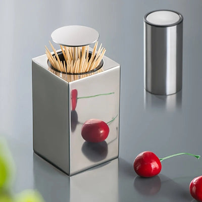 Toothpick Dispenser Push-Top Hygienic Single Dispense